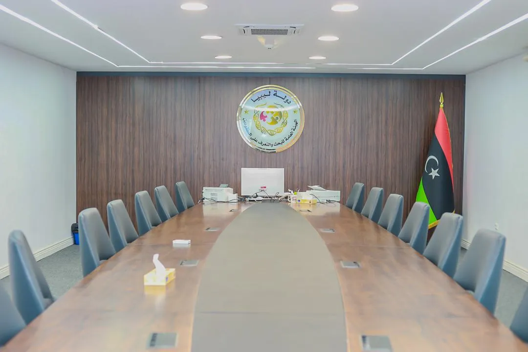ممرات المبنى بعد أعمال التجهيز